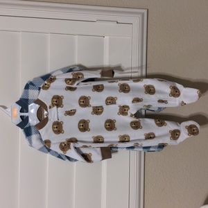 *NWT* Hudson Baby 2 pack fleece sleepers